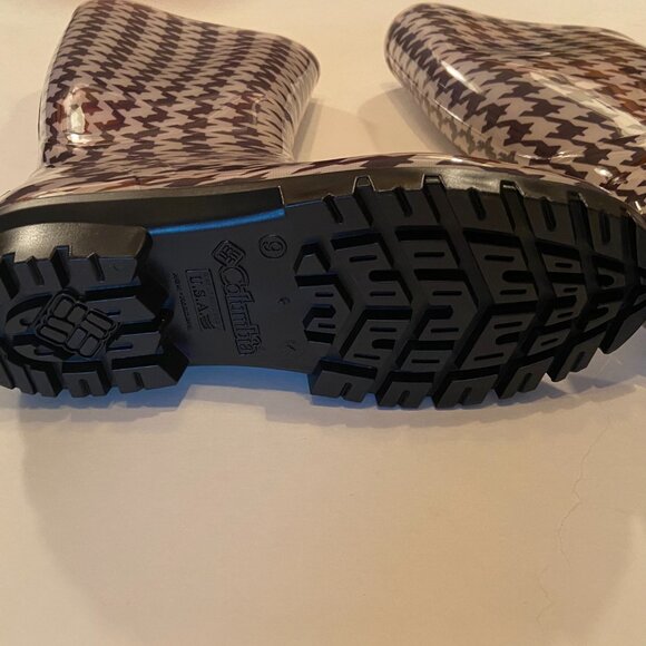 Columbia Rain Boots, Houndstooth size 9 - Picture 6 of 7